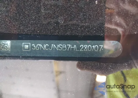 2017 Chevrolet Trax Ls из США, поврежденный, VIN 3GNCJNSB7HL280107